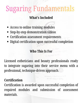 Sugaring Training Access+Kit w/ warmer
